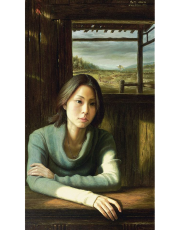 Zeng Chuanxing - Morning Mist (1999) 110 x 60 cm